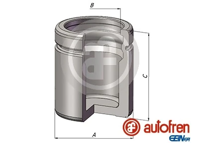 Piston, brake caliper
